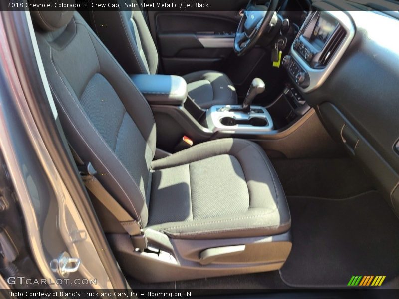 Satin Steel Metallic / Jet Black 2018 Chevrolet Colorado LT Crew Cab