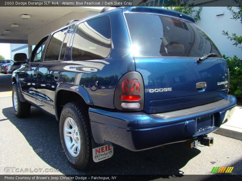 Atlantic Blue Pearlcoat / Dark Slate Gray 2003 Dodge Durango SLT 4x4