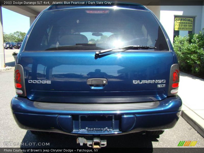 Atlantic Blue Pearlcoat / Dark Slate Gray 2003 Dodge Durango SLT 4x4