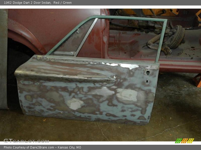 Red / Green 1962 Dodge Dart 2 Door Sedan