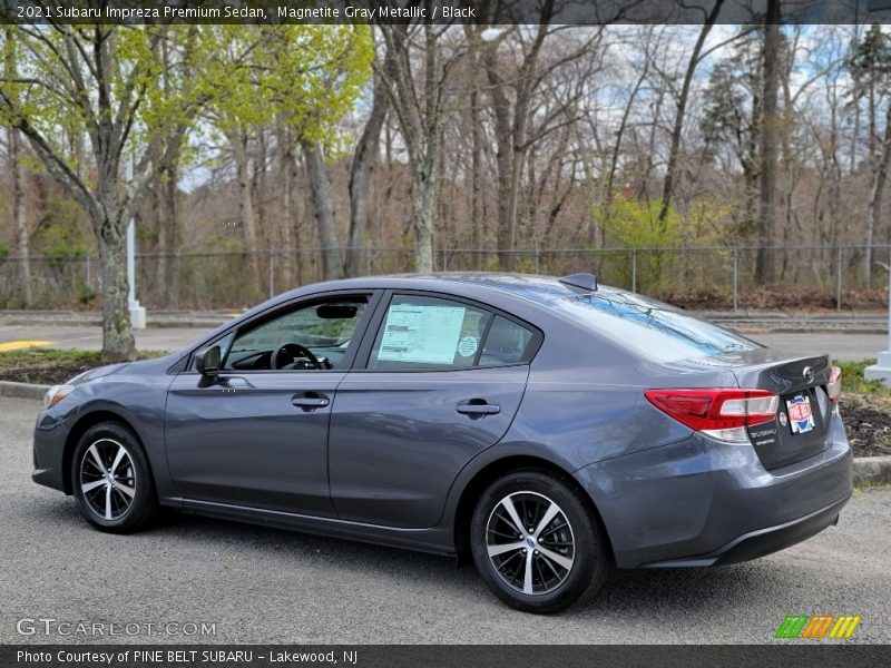 Magnetite Gray Metallic / Black 2021 Subaru Impreza Premium Sedan