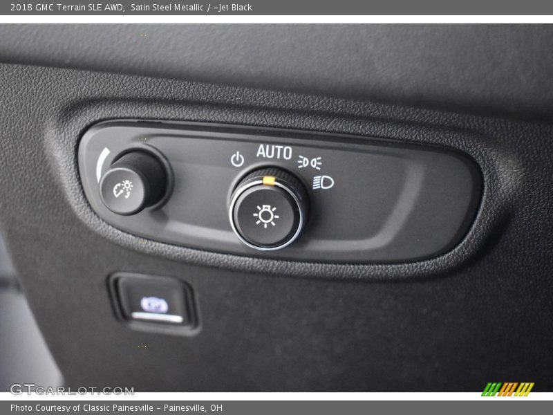Satin Steel Metallic / ­Jet Black 2018 GMC Terrain SLE AWD