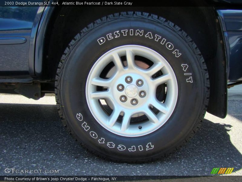 Atlantic Blue Pearlcoat / Dark Slate Gray 2003 Dodge Durango SLT 4x4