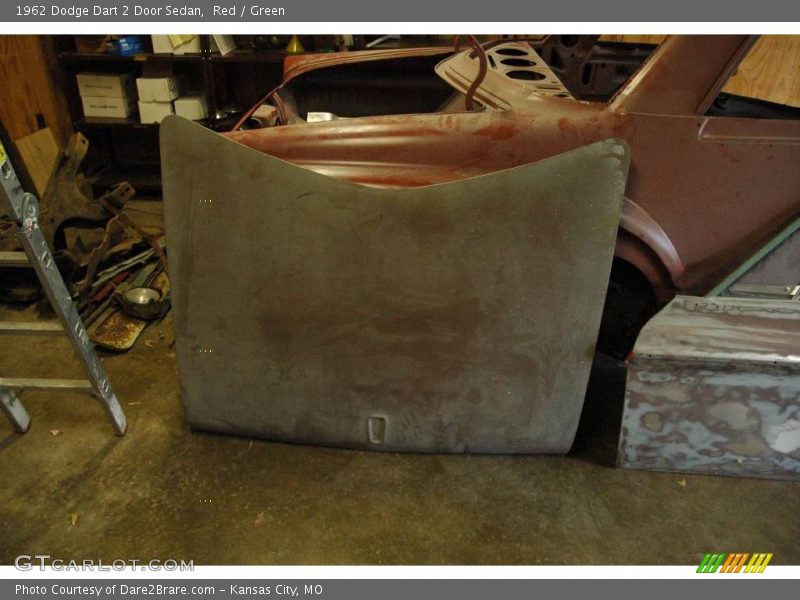 Red / Green 1962 Dodge Dart 2 Door Sedan