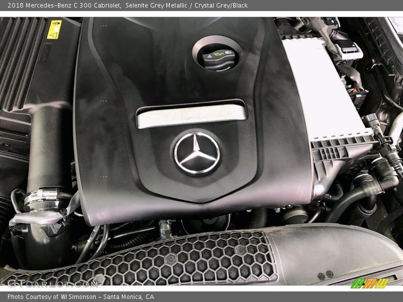Selenite Grey Metallic / Crystal Grey/Black 2018 Mercedes-Benz C 300 Cabriolet