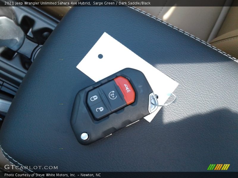 Keys of 2021 Wrangler Unlimited Sahara 4xe Hybrid