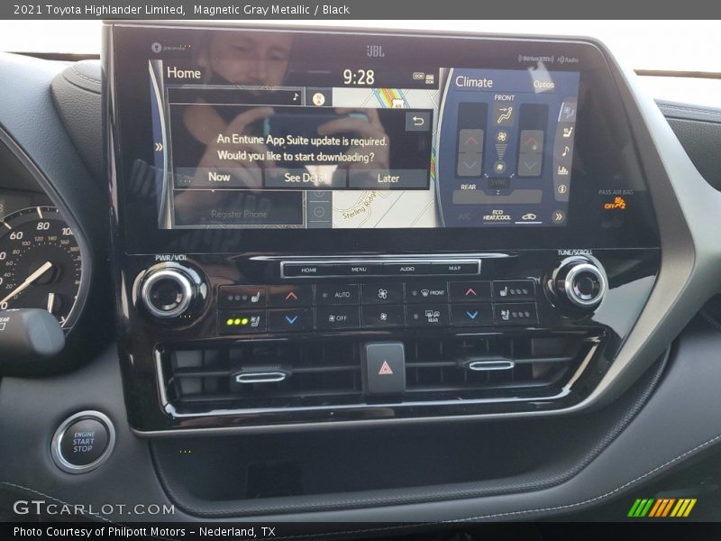 Magnetic Gray Metallic / Black 2021 Toyota Highlander Limited