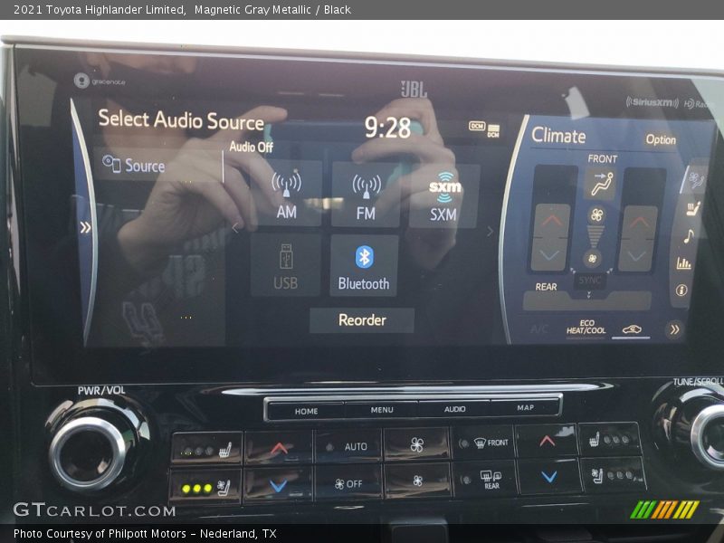 Magnetic Gray Metallic / Black 2021 Toyota Highlander Limited