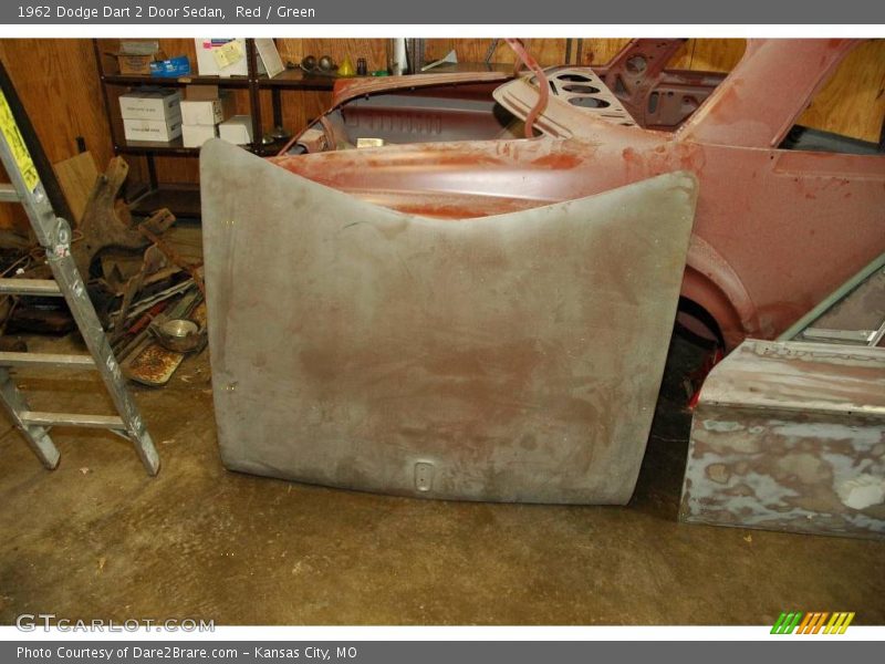 Red / Green 1962 Dodge Dart 2 Door Sedan