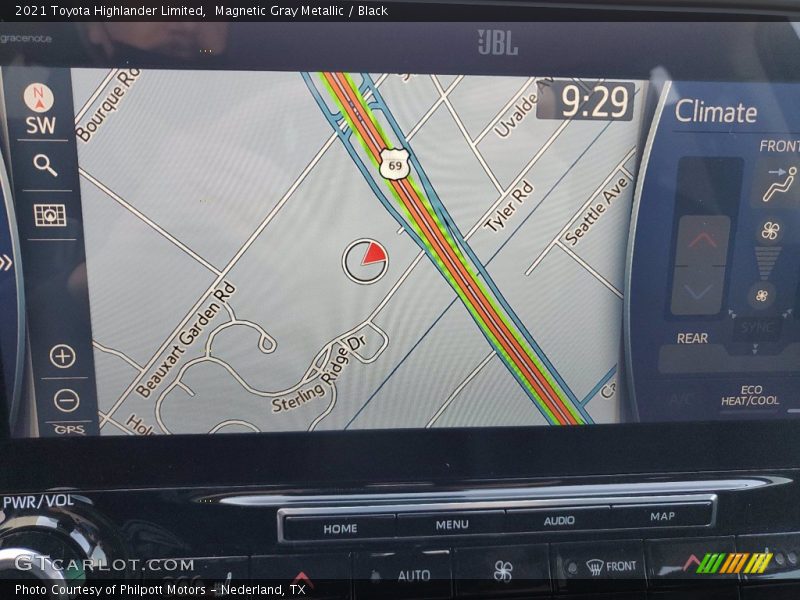 Magnetic Gray Metallic / Black 2021 Toyota Highlander Limited