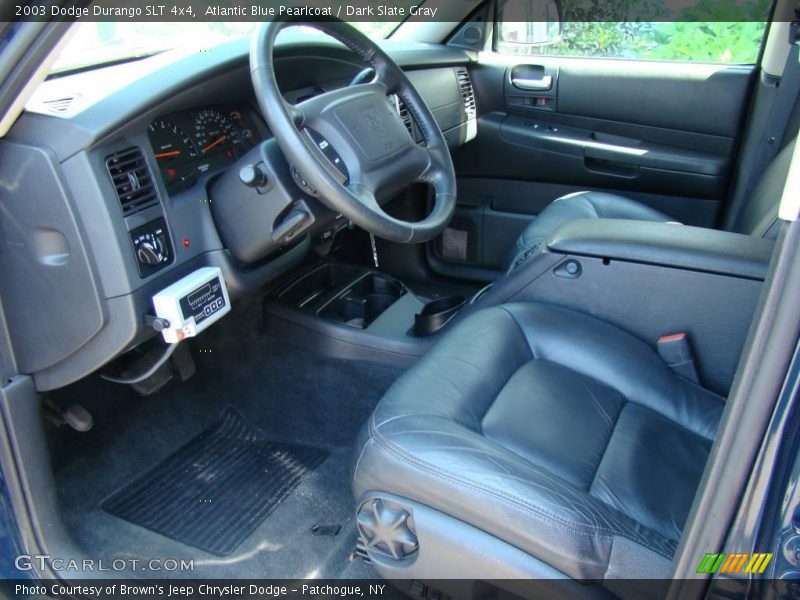 Atlantic Blue Pearlcoat / Dark Slate Gray 2003 Dodge Durango SLT 4x4