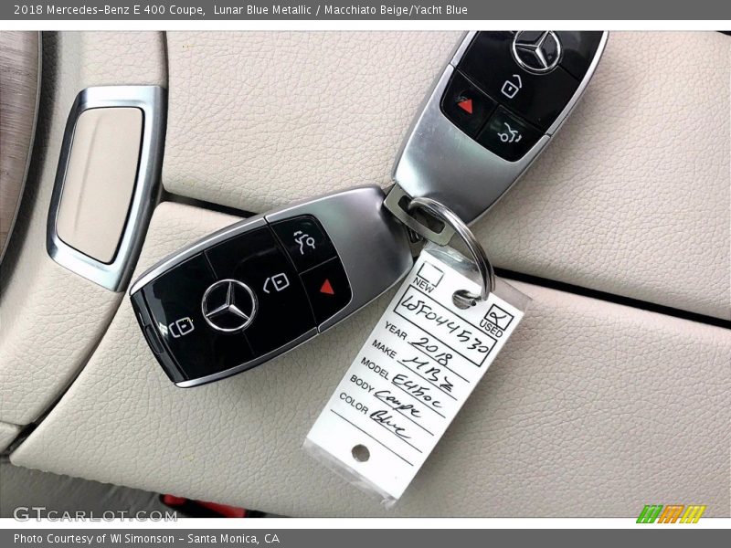 Keys of 2018 E 400 Coupe