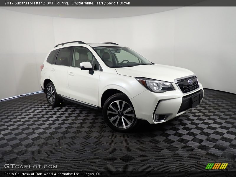 Crystal White Pearl / Saddle Brown 2017 Subaru Forester 2.0XT Touring