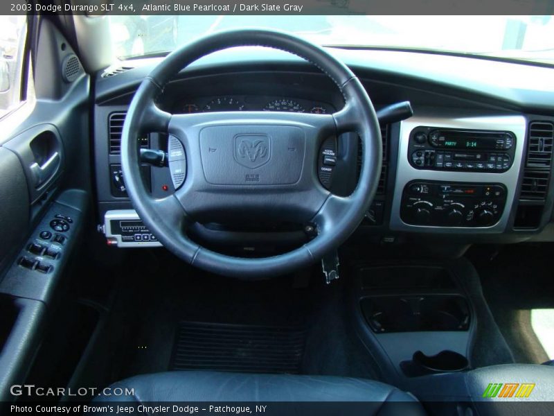 Atlantic Blue Pearlcoat / Dark Slate Gray 2003 Dodge Durango SLT 4x4