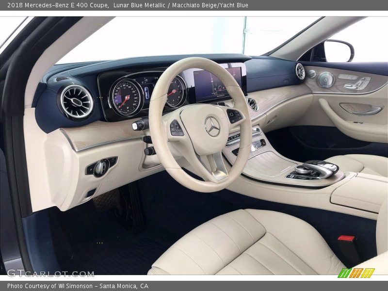 Macchiato Beige/Yacht Blue Interior - 2018 E 400 Coupe 