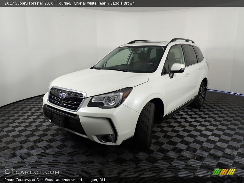 Crystal White Pearl / Saddle Brown 2017 Subaru Forester 2.0XT Touring