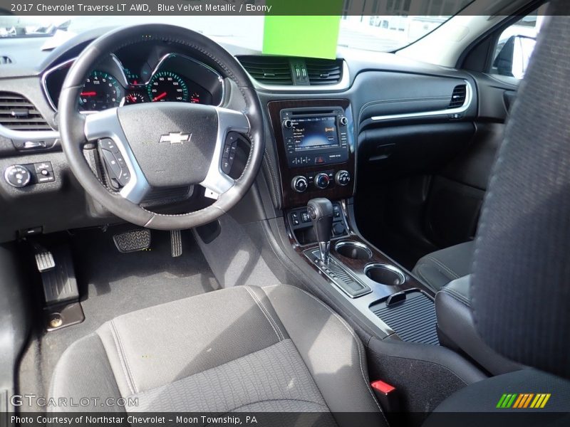 Blue Velvet Metallic / Ebony 2017 Chevrolet Traverse LT AWD