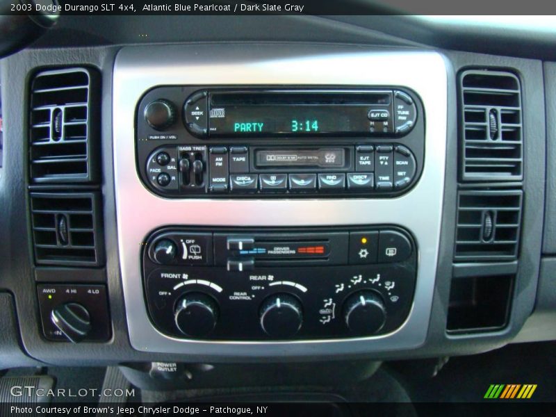 Atlantic Blue Pearlcoat / Dark Slate Gray 2003 Dodge Durango SLT 4x4