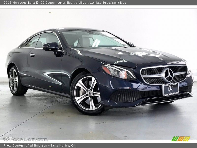 Front 3/4 View of 2018 E 400 Coupe