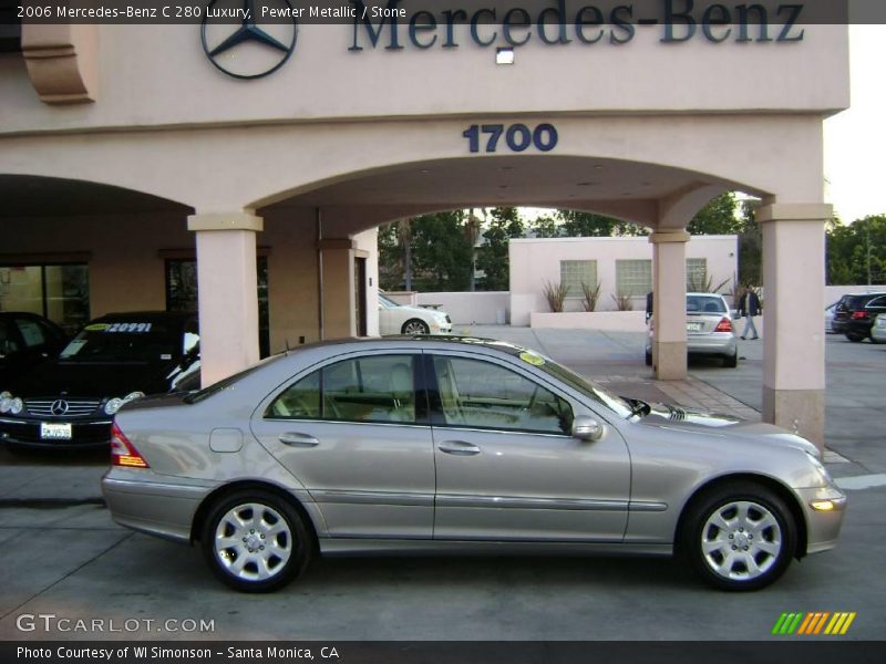 Pewter Metallic / Stone 2006 Mercedes-Benz C 280 Luxury