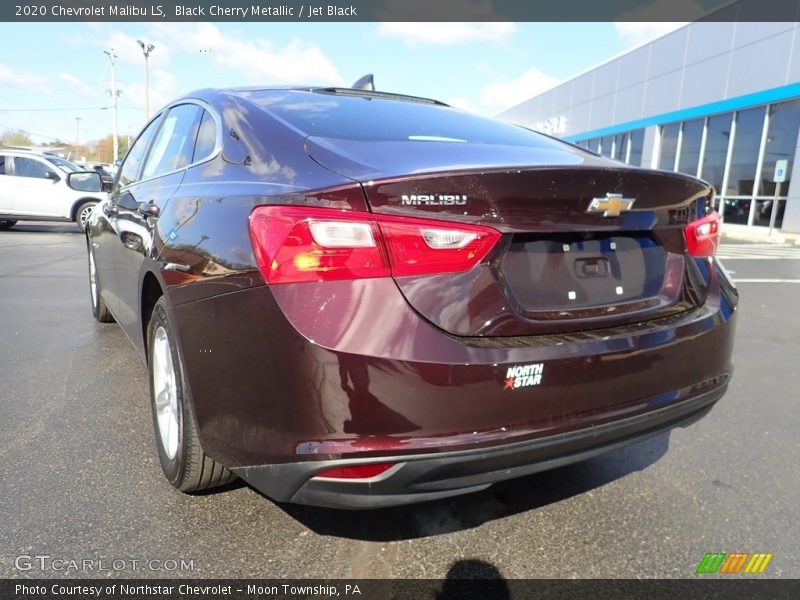 Black Cherry Metallic / Jet Black 2020 Chevrolet Malibu LS