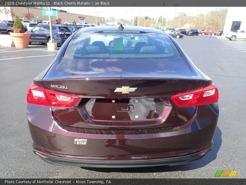Black Cherry Metallic / Jet Black 2020 Chevrolet Malibu LS