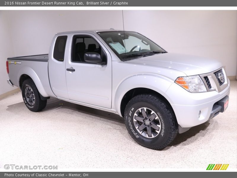 Front 3/4 View of 2016 Frontier Desert Runner King Cab