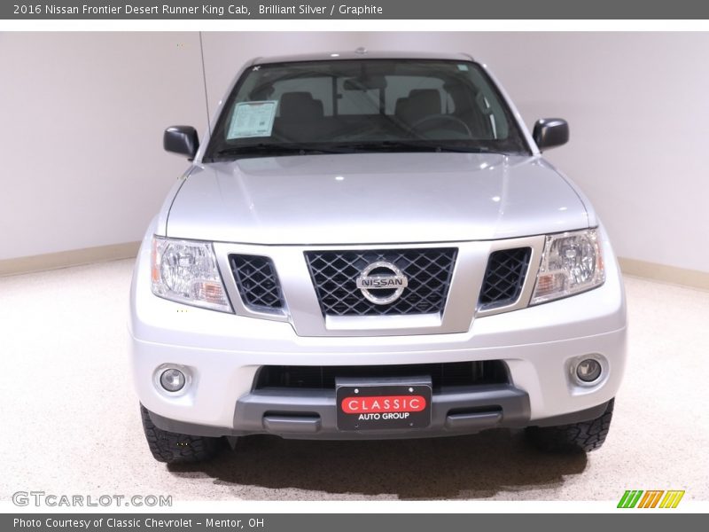 Brilliant Silver / Graphite 2016 Nissan Frontier Desert Runner King Cab