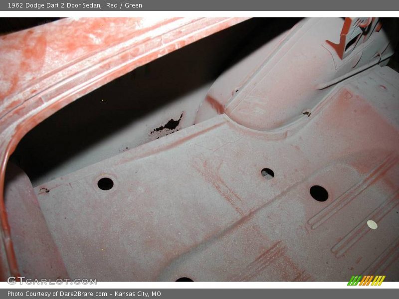 Red / Green 1962 Dodge Dart 2 Door Sedan