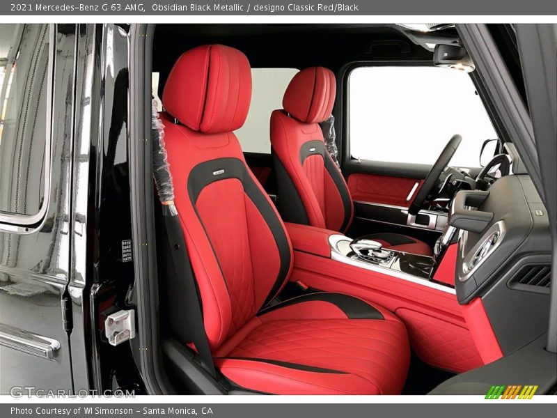 Front Seat of 2021 G 63 AMG