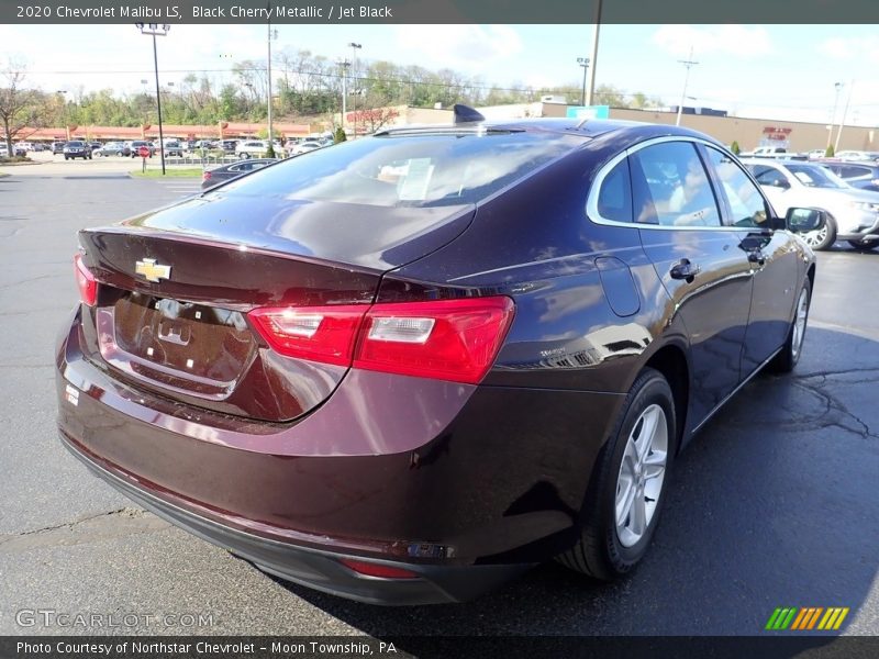 Black Cherry Metallic / Jet Black 2020 Chevrolet Malibu LS