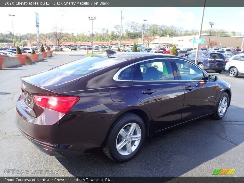 Black Cherry Metallic / Jet Black 2020 Chevrolet Malibu LS