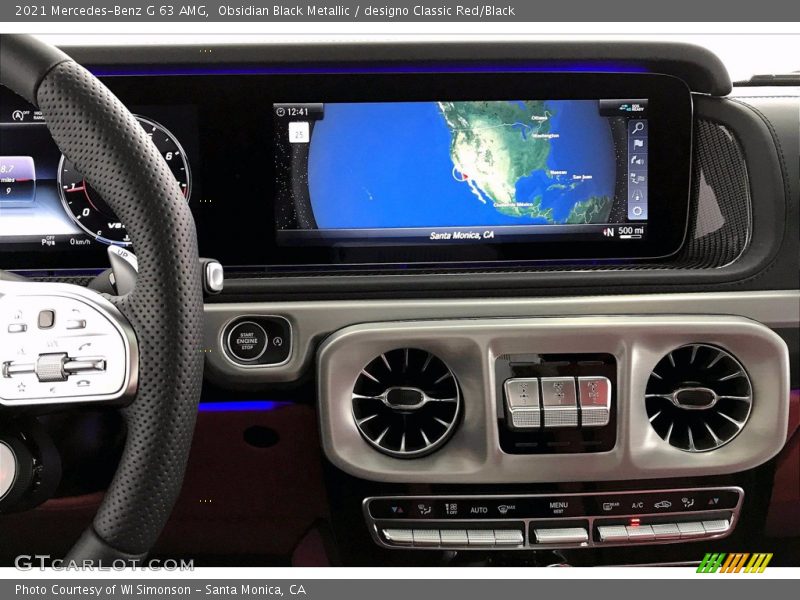 Obsidian Black Metallic / designo Classic Red/Black 2021 Mercedes-Benz G 63 AMG