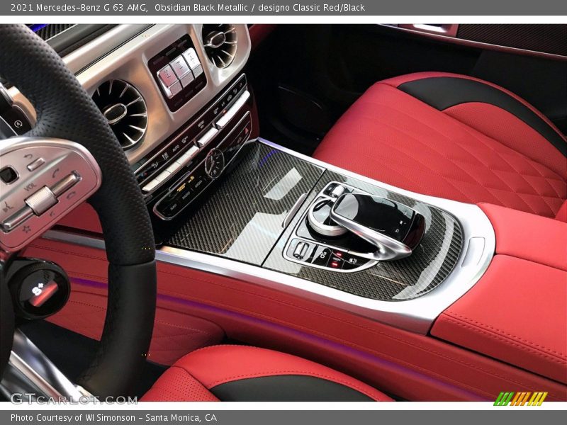 Obsidian Black Metallic / designo Classic Red/Black 2021 Mercedes-Benz G 63 AMG