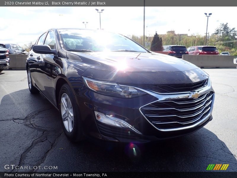 Black Cherry Metallic / Jet Black 2020 Chevrolet Malibu LS