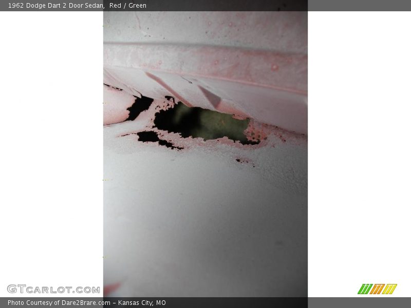 Red / Green 1962 Dodge Dart 2 Door Sedan