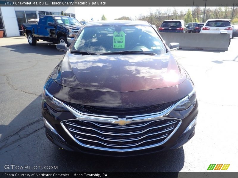 Black Cherry Metallic / Jet Black 2020 Chevrolet Malibu LS