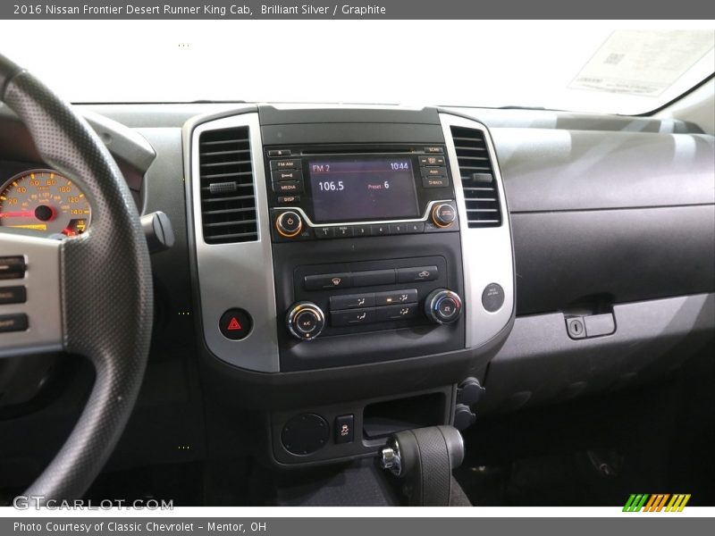 Controls of 2016 Frontier Desert Runner King Cab
