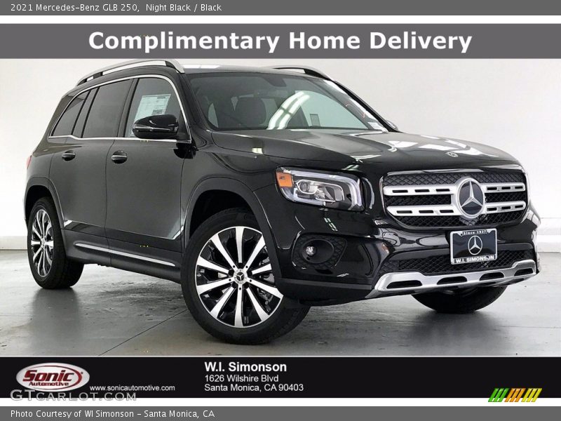 Night Black / Black 2021 Mercedes-Benz GLB 250