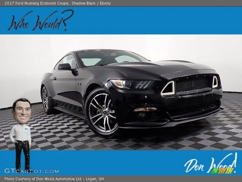 Shadow Black / Ebony 2017 Ford Mustang Ecoboost Coupe