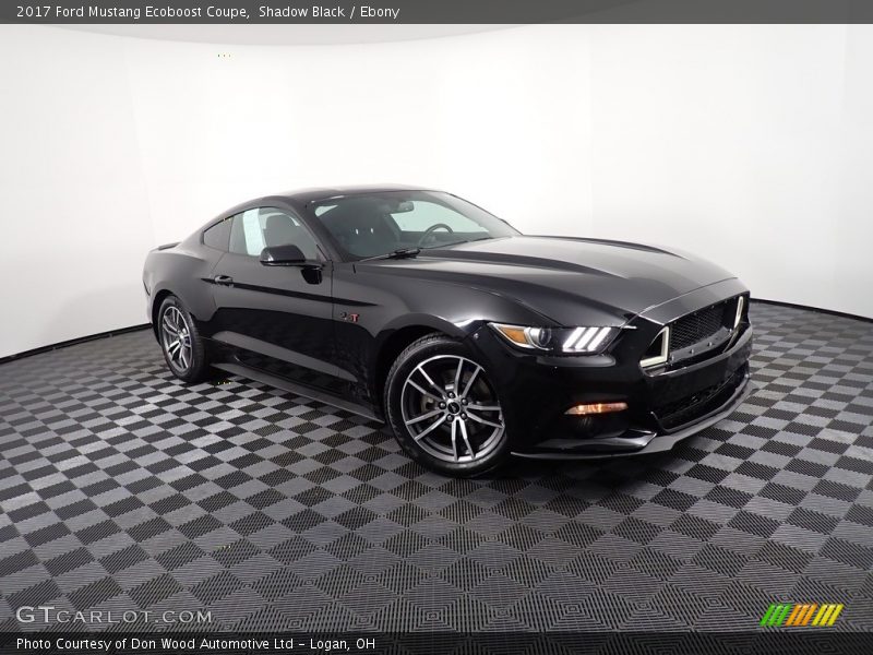 Shadow Black / Ebony 2017 Ford Mustang Ecoboost Coupe