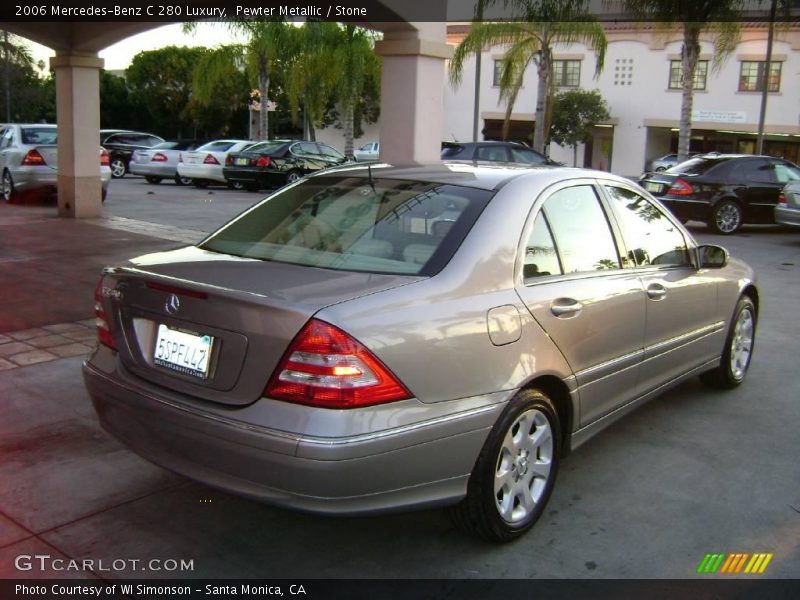 Pewter Metallic / Stone 2006 Mercedes-Benz C 280 Luxury