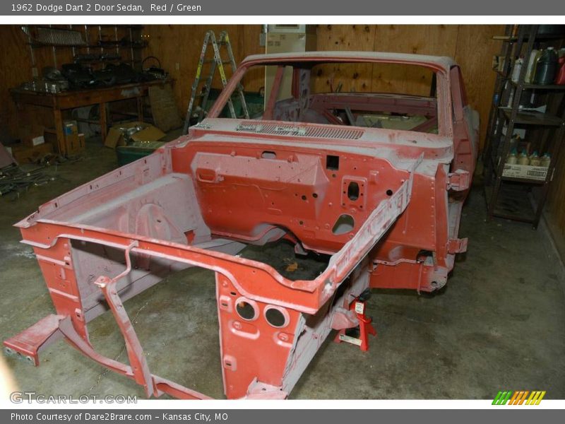 Red / Green 1962 Dodge Dart 2 Door Sedan