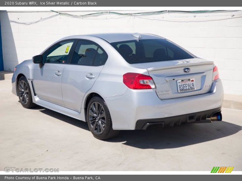 Ice Silver Metallic / Carbon Black 2020 Subaru WRX