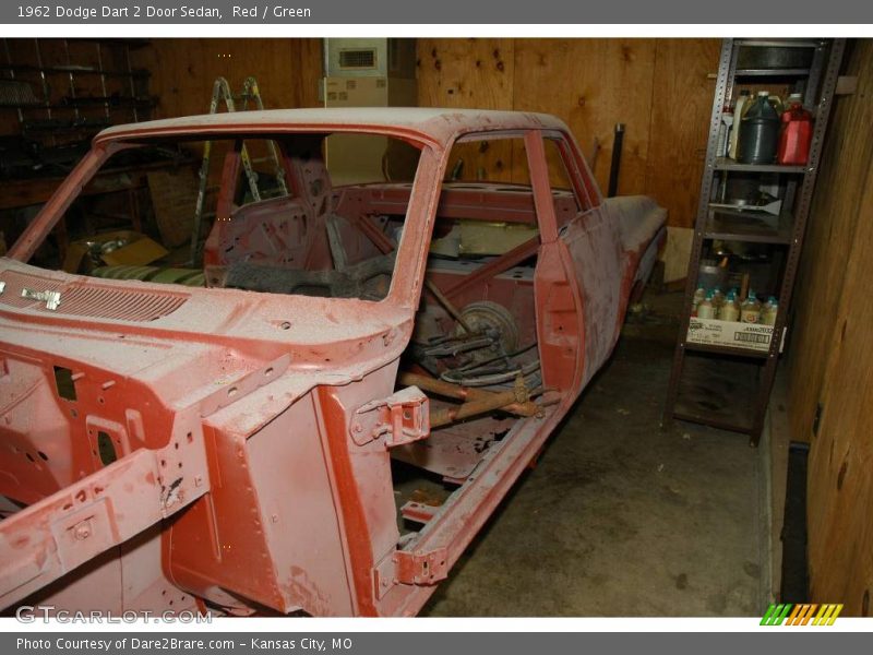 Red / Green 1962 Dodge Dart 2 Door Sedan