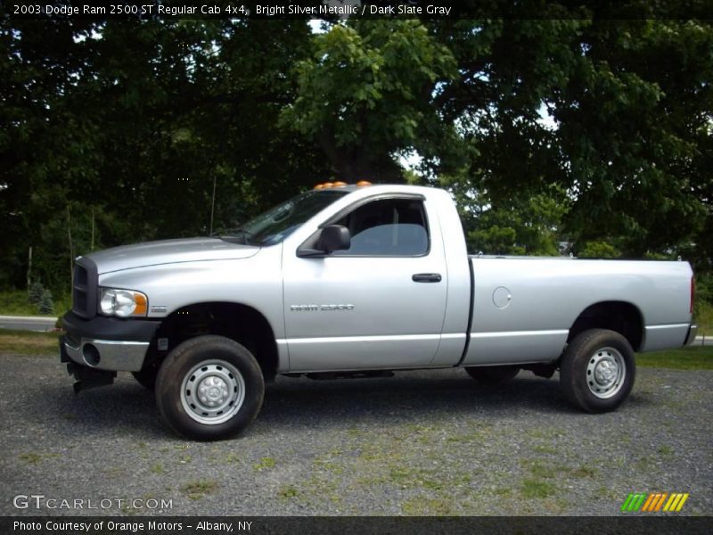 Bright Silver Metallic / Dark Slate Gray 2003 Dodge Ram 2500 ST Regular Cab 4x4