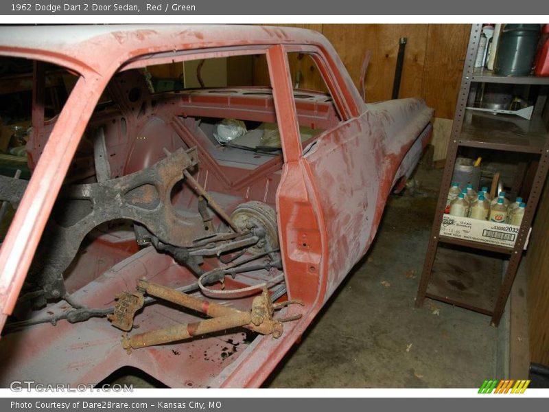 Red / Green 1962 Dodge Dart 2 Door Sedan