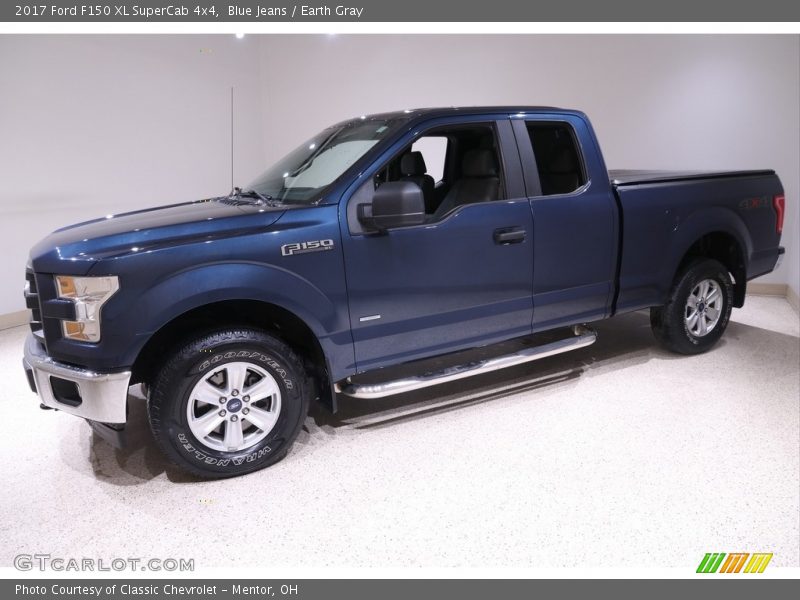 Blue Jeans / Earth Gray 2017 Ford F150 XL SuperCab 4x4