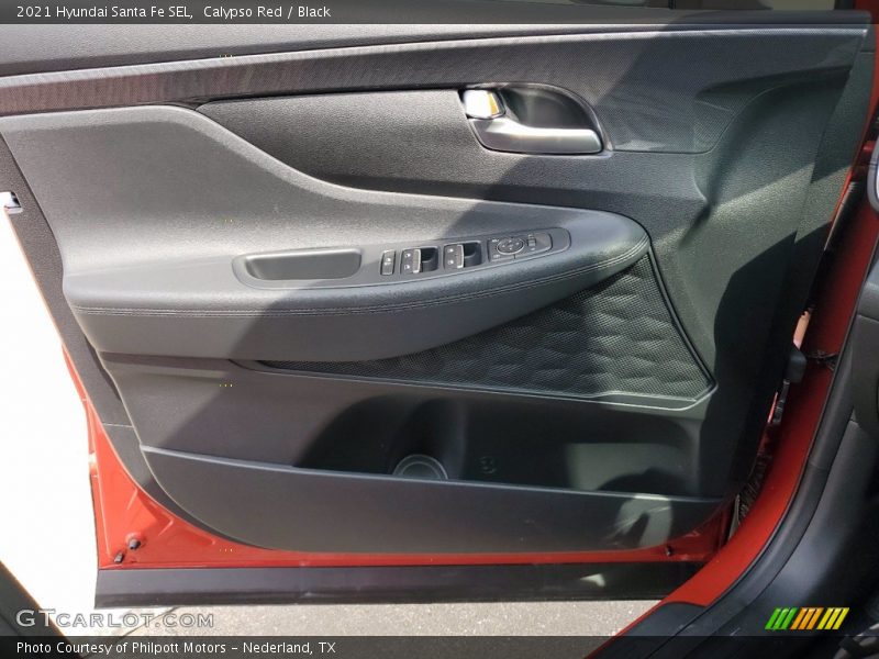 Calypso Red / Black 2021 Hyundai Santa Fe SEL