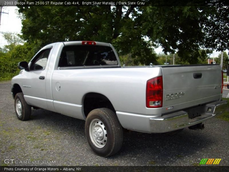 Bright Silver Metallic / Dark Slate Gray 2003 Dodge Ram 2500 ST Regular Cab 4x4